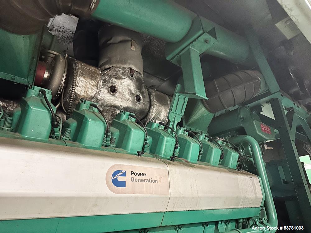 1.1MW Cummins Natural Gas Generator – Power Command, Enclosed, Skid Mounted